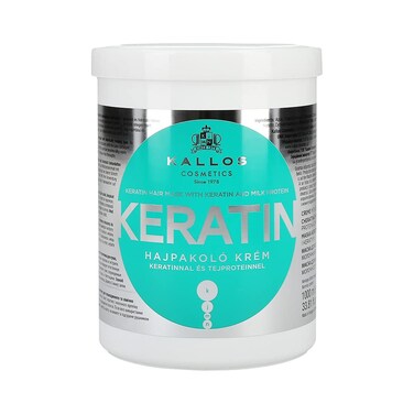 Kallos Keratin Hair Mask for Damaged Dry Hair Deep Conditioning Treatment Mask Natural Hair Mask for Scalp and Root Repair 3381oz