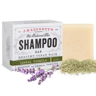 JRLIGGETTS AllNatural Herbal Shampoo Bar  Solid Dry Bar With Organic Formula For Damaged And Greasy Hair  SulfateFree With Antioxidants and Vitamins  1 pack  Herbal Scent  35 Ounces