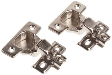 Franklin Brass Brainerd H811SMVNPC 35mm 58Inch Euro 100Deg Face Frame Cabinet Hinge Pair Package Nickel Plated 2 Count