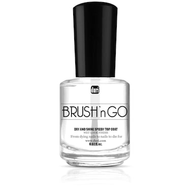 duri Brushn Go Dry and Shine Speedy Top Coat Fast Dry Top Coat Nail Polish  045 floz pack of 1
