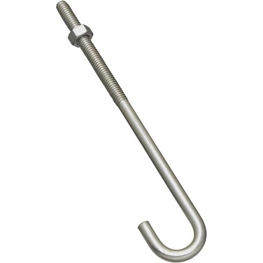 National Hardware N232934 2195 J Bolts in Zinc 516 x 7
