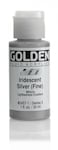 Golden Fluid Acrylic Paint 1 OunceIridescent Silver Fine