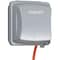 TayMac MM2420G Bell 2Gang NonMetallic Weatherproof InUse Cover Gray