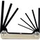 EKLIND 20812 Steel Handle Foldup Hex Key allen wrench  8pc set SAE Inch Sizes 33214