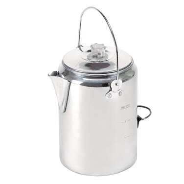 Stansport Campers Percolator Coffee Pot 9 Cups 277 Silver