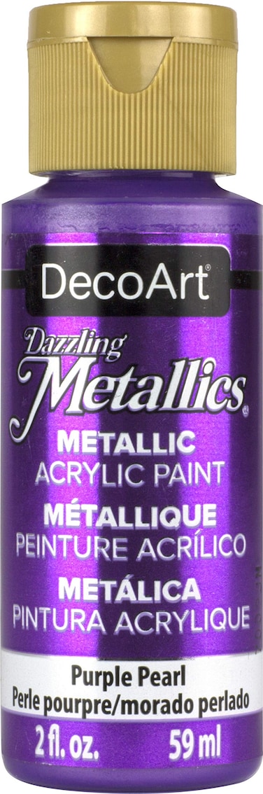 DecoArt Dazzling Metallics 2Ounce Purple Pearl Acrylic Paint