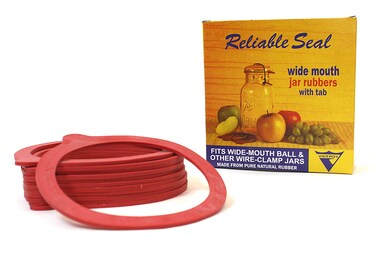 Viceroy Rubber  Plastics Rubber Rings For Wide Mouth Canning Jar 12Pk