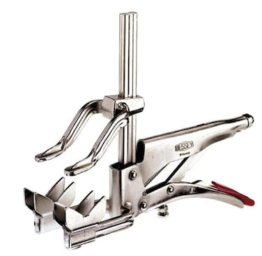 Bessey Pipe Gripping Plier and Clamp All in One  45 In Jaw Capacity  275 In Throat Depth  SG24PC  Applicable for General Clamping Metal Fabrication Welding Plumbing Woodworking  Construction