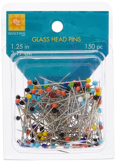 Wrights 881426 Glass Head Multicolor Pins 150Pack 150Pack