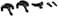 Redcat Racing RCP006 FrontRear LeftRight Steering Hubs  Linkage Set Kit