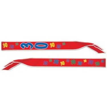 30 Satin Sash