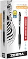 Zebra Pen Sarasa Dry X20 Retractable Gel Pen Fine Point 05mm Black Ink 12Pack