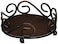 Thirstystone Bronze Cast Iron Scroll Round Coaster Holder 513 Diameter Holds 44 to 425 Round Coasters