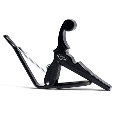 Kyser QuickChange Capo for banjos ukuleles and mandolins Black KBMB