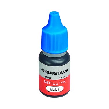 ACCUSTAMP Ink Refill for PreInk Stamps Blue 35oz 090682