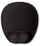 Memory Foam Mouse Mat with Wrist Rest Black