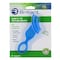 Brilliant Oral Care Babys First Toothbrush Smooth Silicone Bristles Gently Clean Tender Teeth and Gums for Ages 4 Months Blue 1 Pack