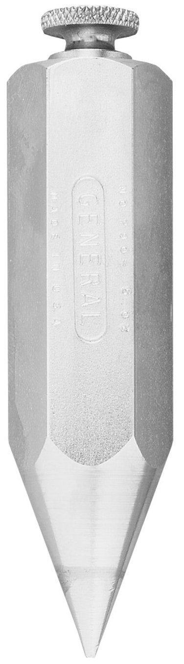 General Tools 7905 Hexagon Steel Plumb Bob 5 Ounce