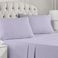 Mellanni King Sheets Set  4 PC Iconic Collection Bedding Sheets  Pillowcases  Hotel Luxury Extra Soft Cooling Bed Sheets  for Women Men Kids  Teens King Lavender