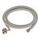 Eastman 6 foot Dishwasher Supply Line 38 Inch Compression x 34 Inch FHT Elbow Braided Stainless Steel Dishwasher Connectors 41043