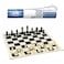 WE Games Chess Sets for Adults Chess Board is 17 in Chess Pieces with 308 inch King Travel Chess Set Board Games Storage in Convenient Portable Carry Tube Games for Adults