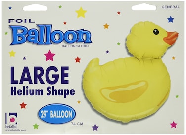 Betallic Rubber Ducky Shape Foil 29 Yellow