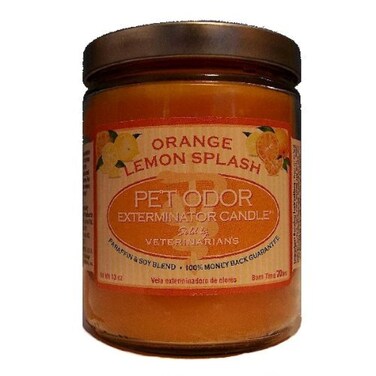 Pet Odor Exterminator Candle Orange Lemon Splash13 oz