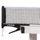STIGA Premium Clipper 72 Regulation Table Tennis Net and Post Set with Easy Set Up and Spring Activated Clip Black  white