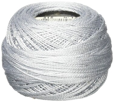 DMC Pearl Cotton Ball Size 12 141yd Pearl Gray