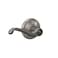 Schlage F40 FLA 619 Flair Door Lever Bed  Bath Privacy Lock Satin Nickel