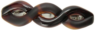 Caravan French Twist Barrette Tortoise Shell and Matt Shell