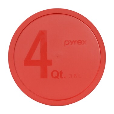 Pyrex  Red 4 Quart plastic Mixing Bowl Lid