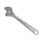 Olympia Tools 15 Adjustable Wrench Heavy Duty Drop Forged Steel Chrome Plated Precision Machined Jaws Rust Resistant