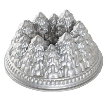 Nordic Ware Pine Forest Bundt Pan Silver