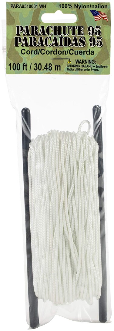 Pepperell Parachute Cord 19mmX100 White