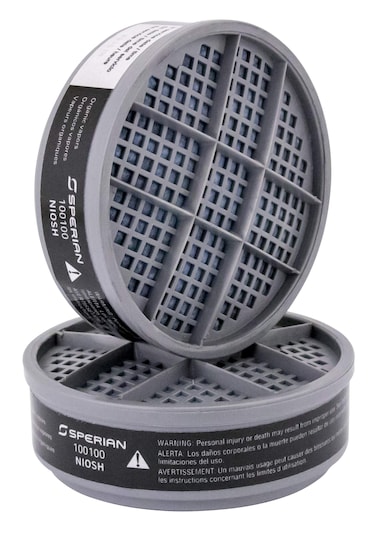 SAS Safety 3001001 Organic Vapors Cartridge Replacement for Respirator Mask Protective Organic Gases and Vapors  Box of 6