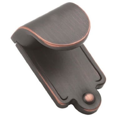 Amerock  Cabinet Finger Pull  Oil Rubbed Bronze  178 inch 48 mm Length  Inspirations  1 Pack  Drawer Pull  Drawer Handle  Cabinet Hardware