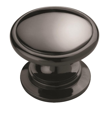 Amerock  Cabinet Knob  Black Nickel  114 inch 32 mm Diameter  Ravino  1 Pack  Drawer Knob  Cabinet Hardware