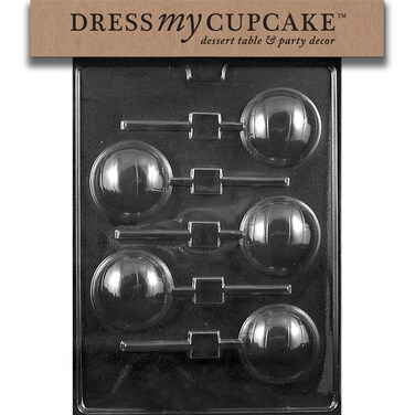 Dress My Cupcake Chocolate Candy Mold Volleyball Lollipop