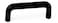 Laurey 34815 Plastic Cabinet Hardware Pull 3 Inch Black