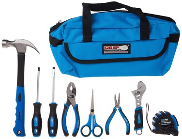 Grip 9 pc Childrens Tool Kit