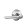 Schlage F40 LAT 625 Latitude Door Lever Bed  Bath Privacy Lock Bright Chrome