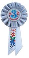 My 3rd Birthday Rosette in Blue