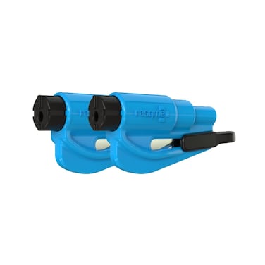 resqme Inc 0410002 resqme The Original Keychain Car Escape Tool Made in USA adultunisex Blue  Pack of 2