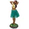 KC Hawaii Leilani Dashboard Hula Doll Flower Placing Pose 7 inches