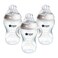 Tommee Tippee Baby Bottles Natural Start AntiColic Baby Bottle with Thicker Feed BreastLike Nipple 11oz 6 Months SelfSterilizing Baby Feeding Essentials 3 Pack