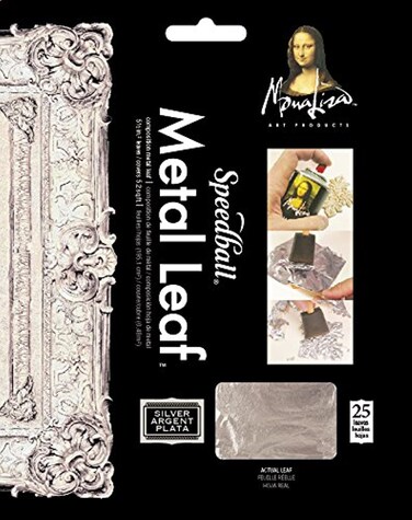 Speedball Mona Lisa Composition Metal Leaf Silver 25 Sheets