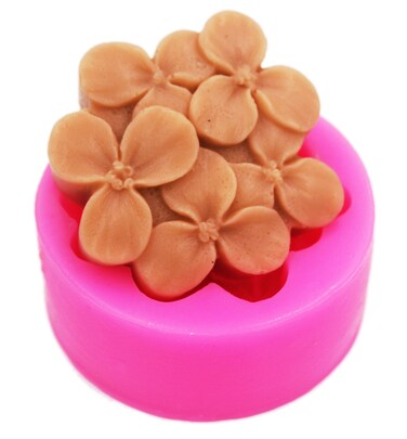 Longzang Lilac S062 Craft Art Silicone Soap Mold Craft Molds DIY Handmade Soap Molds S062