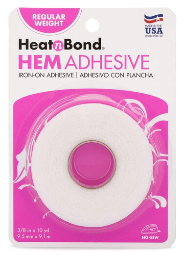 HeatnBond Hem IronOn Adhesive Regular Weight White