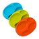 Boon Platter Edgeless Nonskid Divided Plate BlueOrangeGreen includes 3 pieces